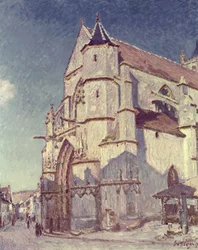 Die Kirche in Moret, 1894